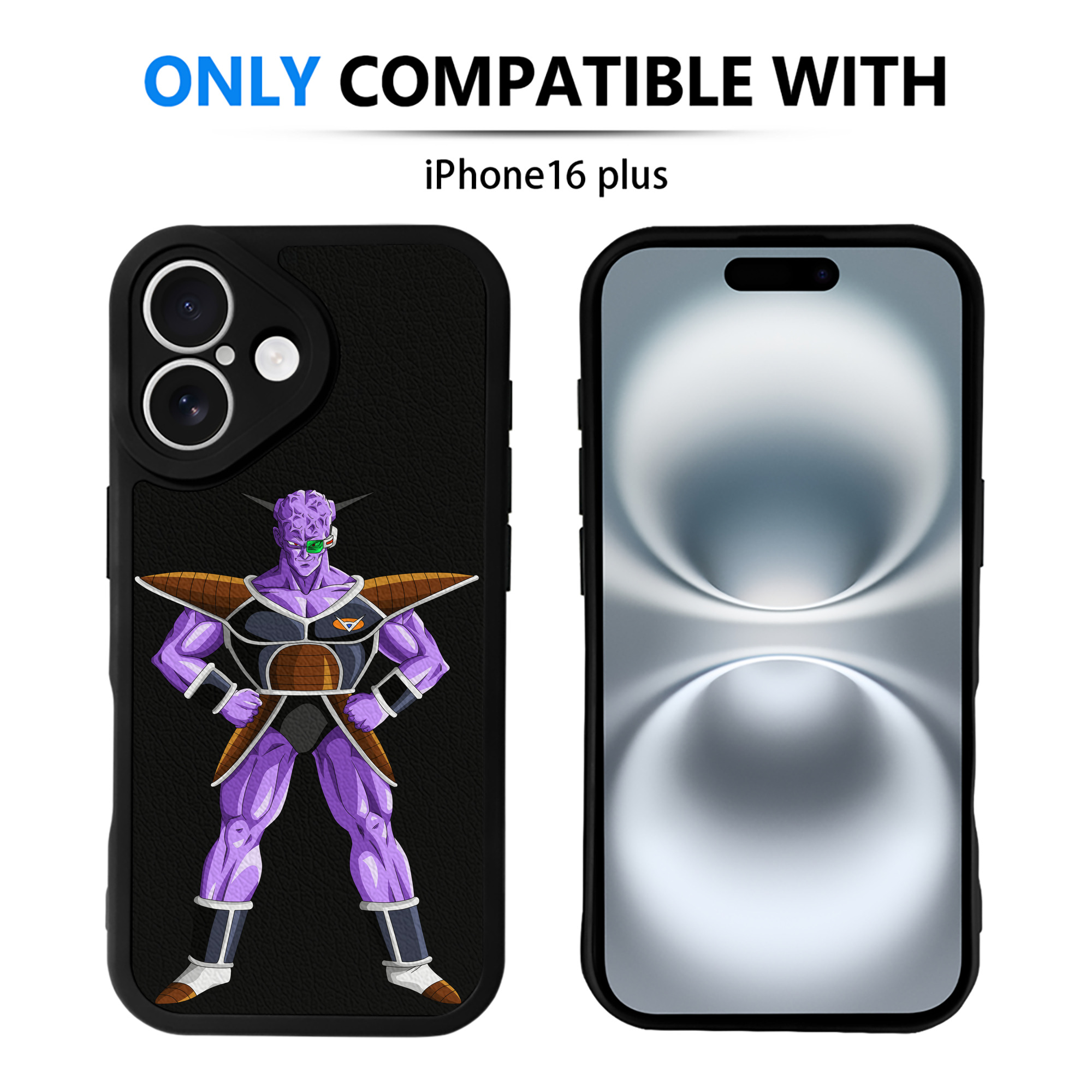 （画像用） ドラゴンボール DRAGON BALL 【iPhone 16シリーズ対応】シリコンスマホケース（レザー調） 材質：シリコン